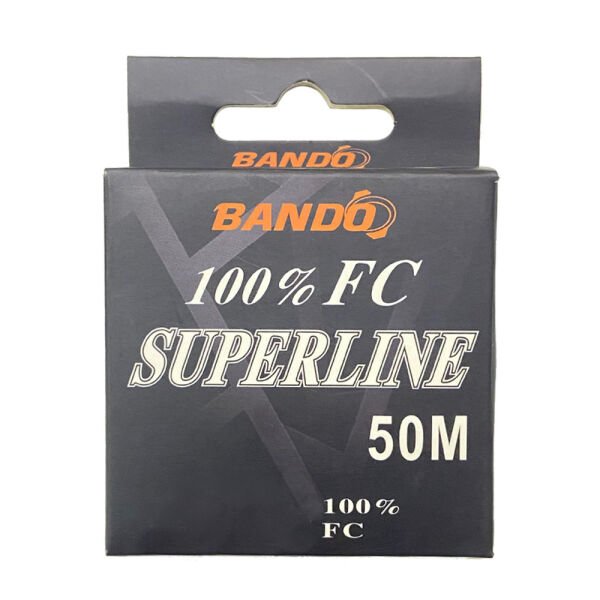 Bando Süperline %100 FluoroCarbon Misina Standart - 0.15MM - 50MT - 2.8KG