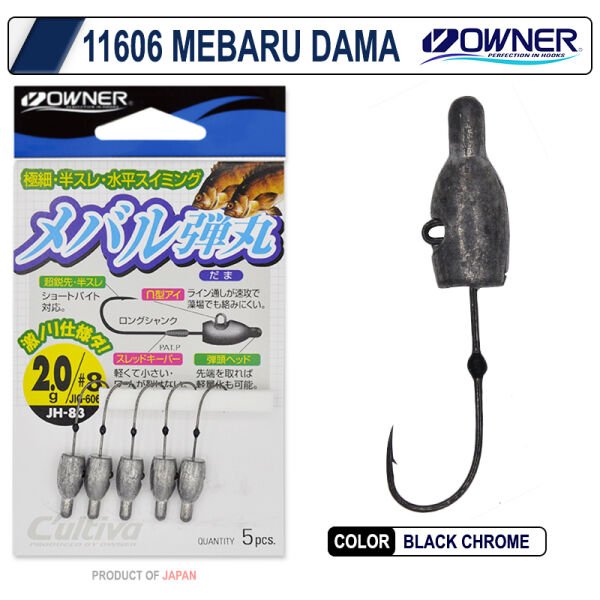 Owner 11606 Mebaru Dama Lrf Jighead 0,4 gr