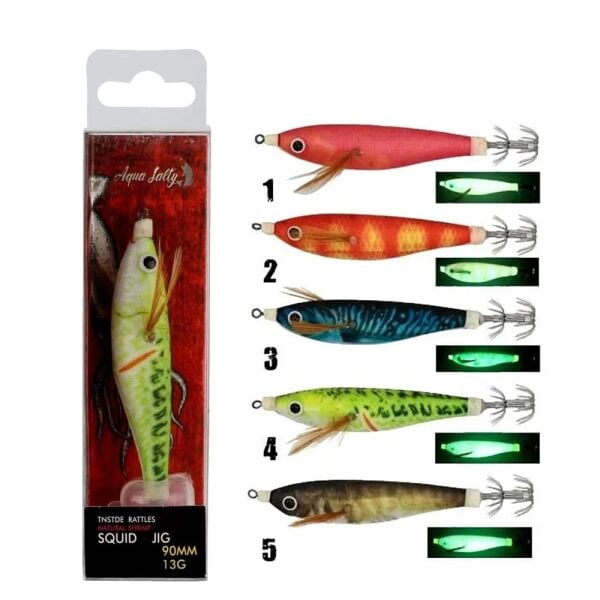 Jager Squid 9 cm 13 gr 5'li Kalamar Zokası Seti