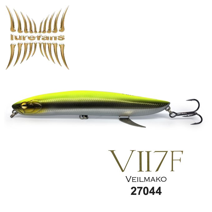 LUREFANS VEILMAKO V117F 11.7CM 16.8G COLOR: 44