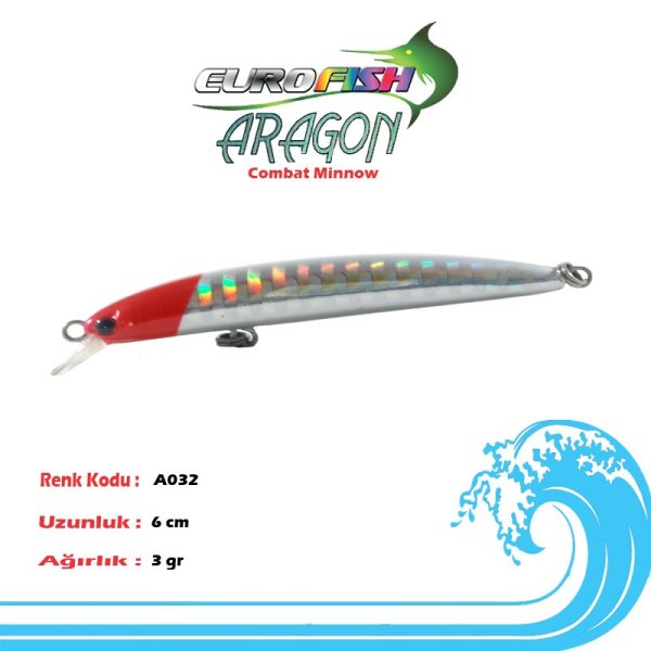 Eurofish Aragon Maket Balık 6 cm A032