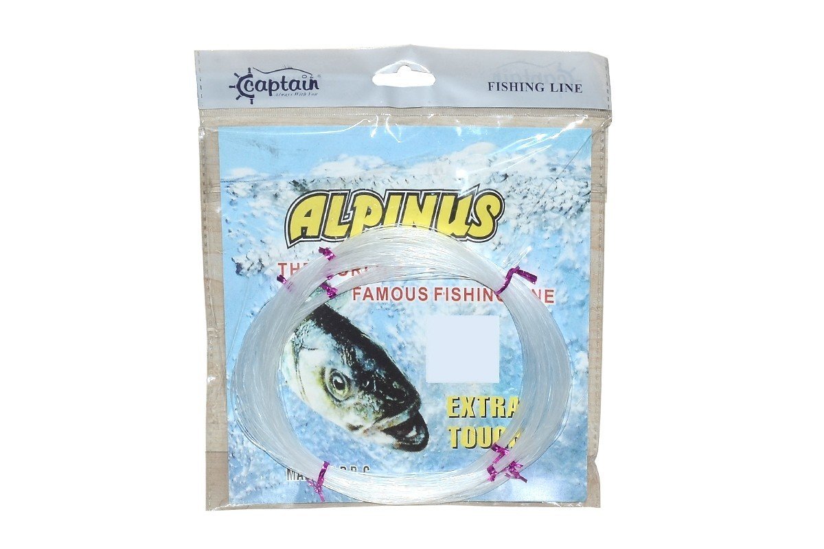 Captain Alpinus Poşet Misina 4x25 Bağlantılı 100mt Beyaz 0.70 mm