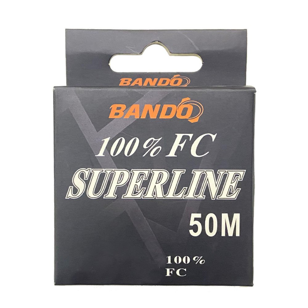 Bando Süperline %100 FluoroCarbon Misina Standart - 0.28MM - 50MT - 7.2KG