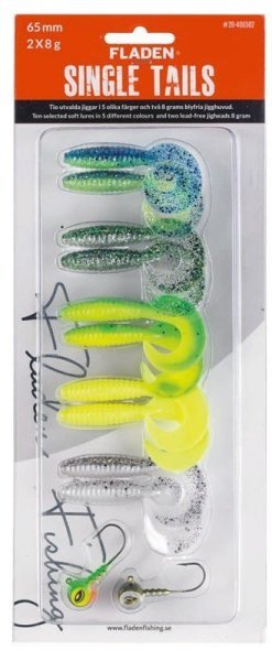 FLADEN JIG KİT 10P KUYRUK 6.5 CM 2P ZOKA 5 G 01