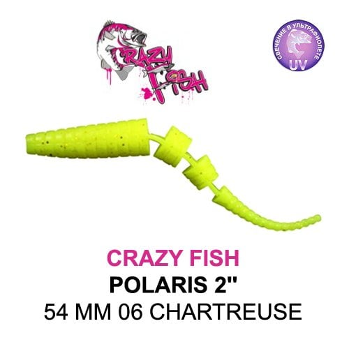 CRAZY FISH POLARIS 2 / 54 MM / COLOR: 6-6 CHARTREUSE