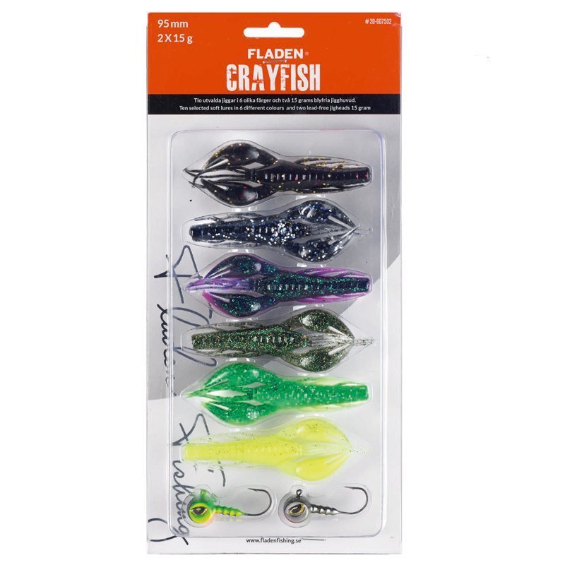 Fladen Crayfish Silikon Kit 6P İstakoz 2P Zoka 15G