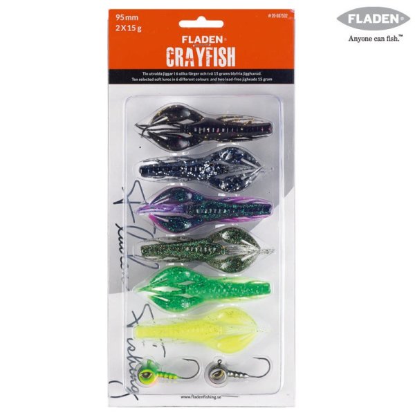 Fladen Crayfish Silikon Kit 6P İstakoz 2P Zoka 15G