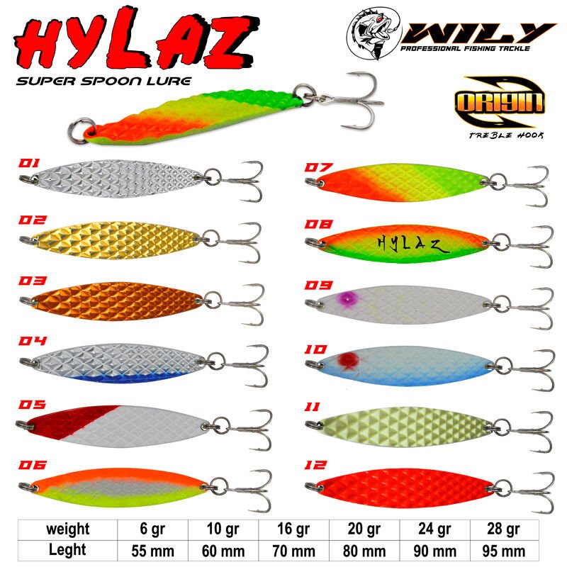 Wily Hylaz Kaşık  24 gr  90 mm - Arkası Hologramlı 07