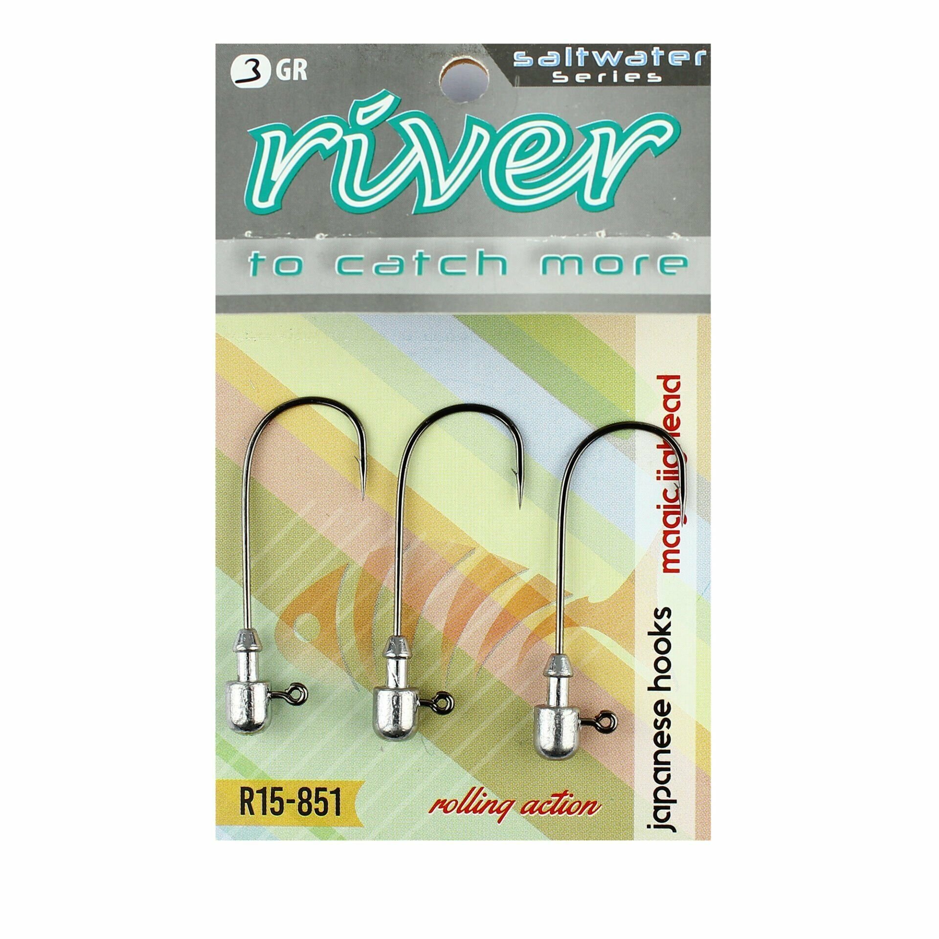 River Magic Jig Head 3P 3 GR