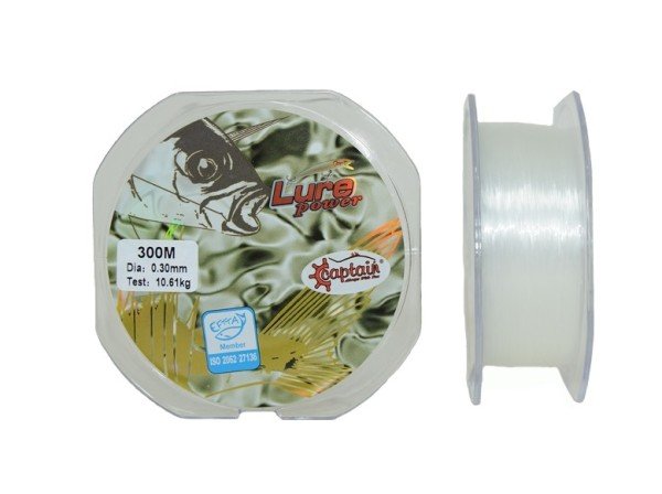 Captain Lure Power 300mt Monofilament Misina Beyaz 0.30 mm