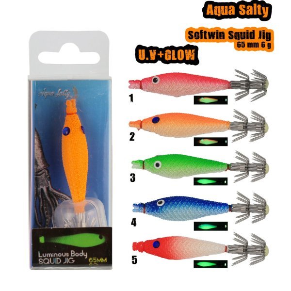 Softwin Squid Jig 65mm 6Gr 5