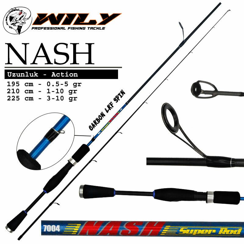 Wily Nash 195 cm Lrf Kamışı 0.5-5 gr