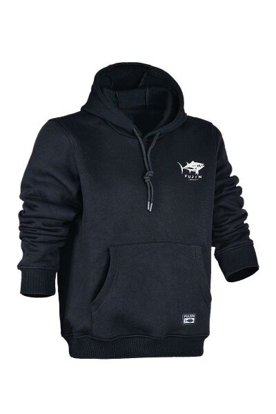 Fujin Tuna Hoodie Black Sweatshirt Erkek 