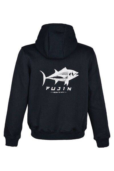 Fujin Tuna Hoodie Black Sweatshirt Erkek 