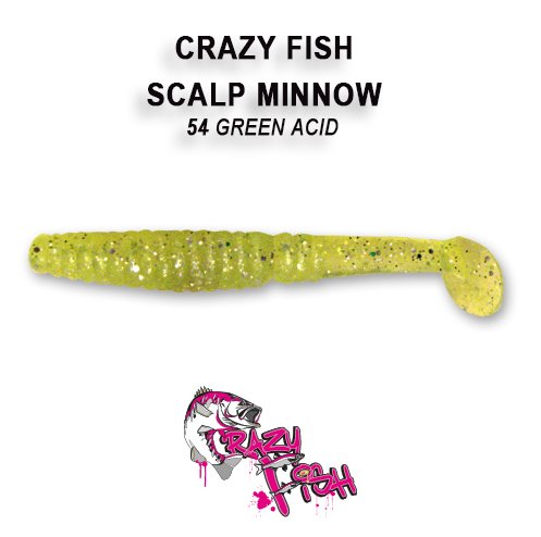 CRAZY FISH SCALP MINNOW / 80 MM / COLOR: 54