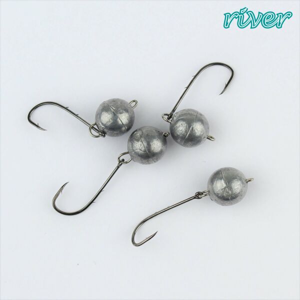 River Mafsallı Hareketli Jig Head 4P 2.5 GR