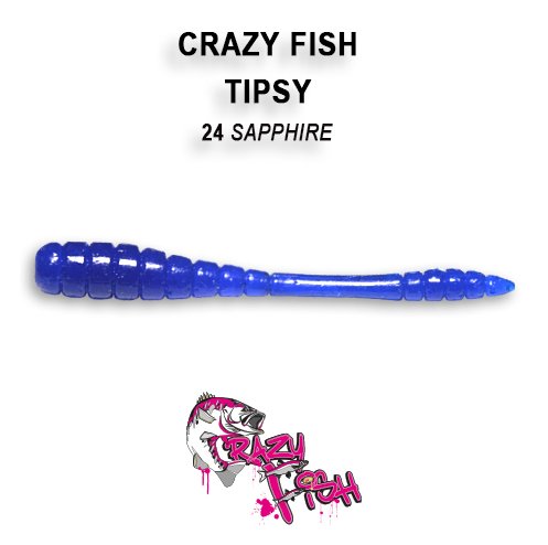 CRAZY FISH TIPSY / 50 MM / COLOR: 24 SAPPHIRE