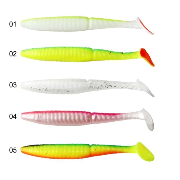 Mutant 3536 Nikko Soft 115cm Levrek Silikonu 5li Paket Suni Yem