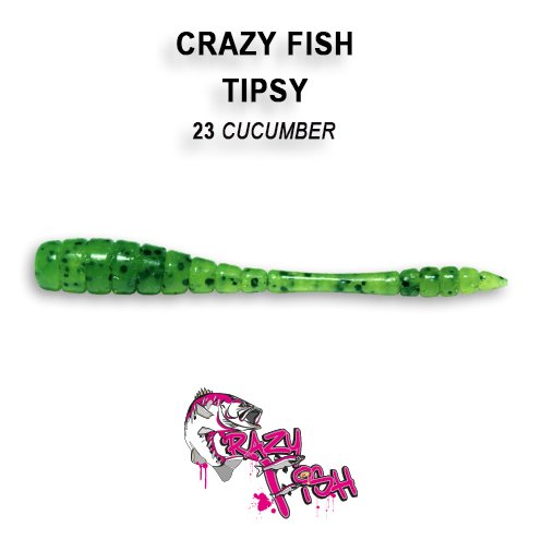CRAZY FISH TIPSY / 50 MM / COLOR: 23 CUCUMBER