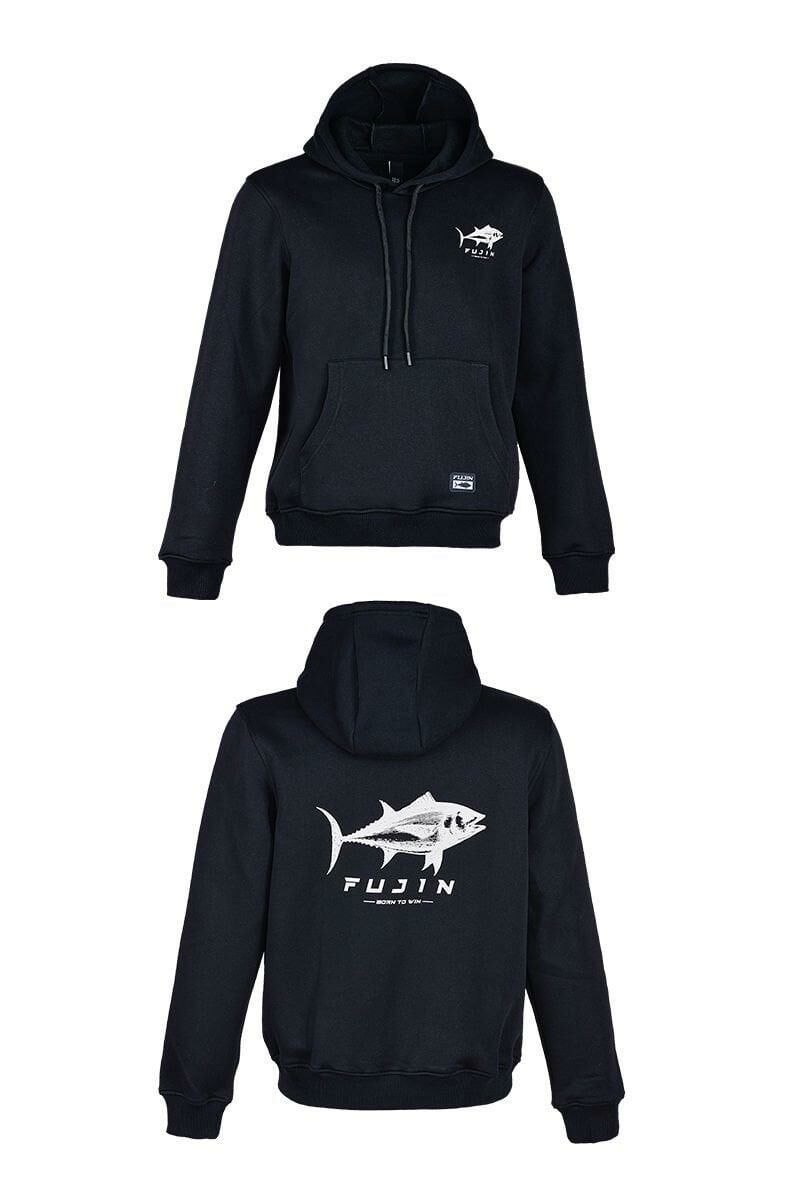 Fujin Tuna Hoodie Black Sweatshirt Erkek 