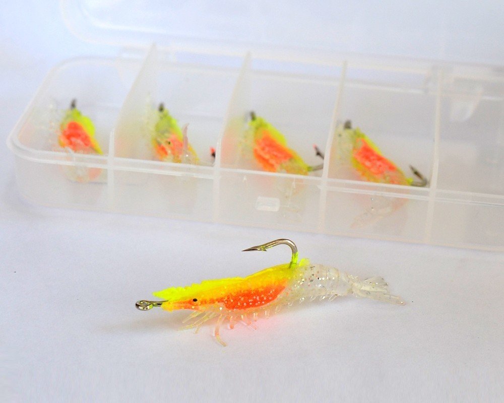 Captain 3062 Silikon Karides 5.5cm Suni Yem 5'li Kutu 02