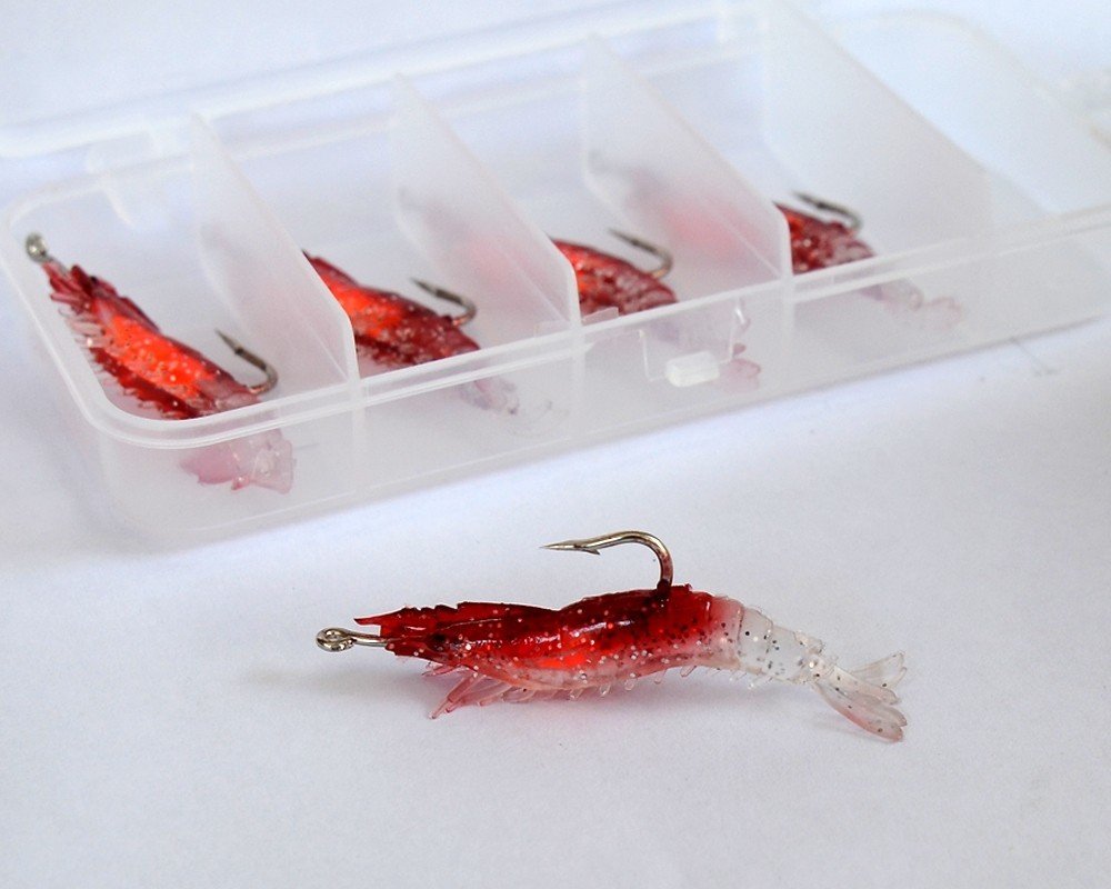 Captain 3062 Silikon Karides 5.5cm Suni Yem 5'li Kutu 03