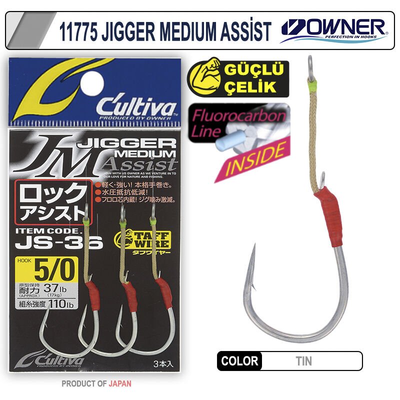Owner 11775 Jigger Medium Assist İğne 7-0