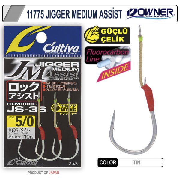 Owner 11775 Jigger Medium Assist İğne 7-0