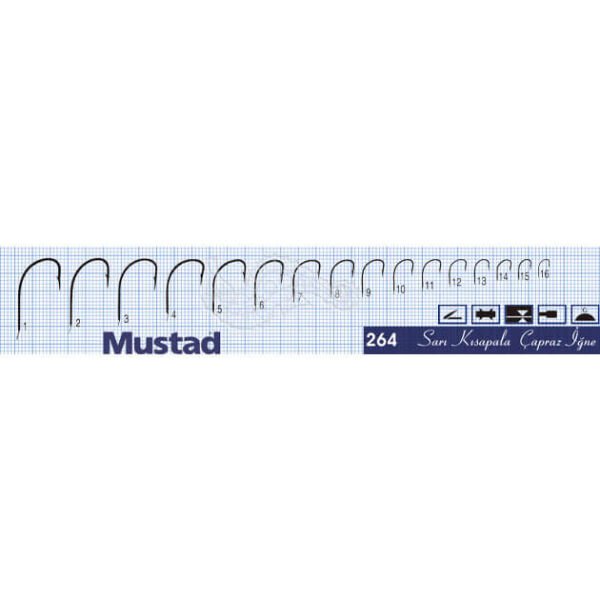 Mustad Olta İğnesi 264 50li Standart - NO:12