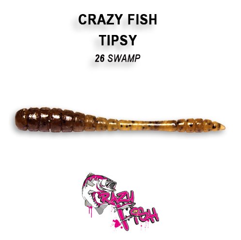 CRAZY FISH TIPSY / 50 MM / COLOR: 26 SWAMP