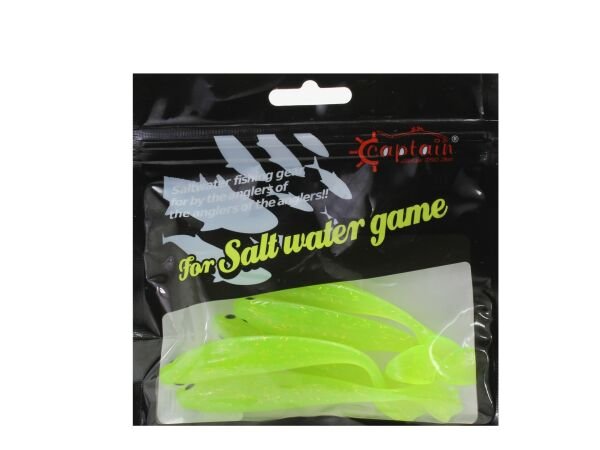 Captain 3587 Dagi Duck Shad 9cm 7gr Levrek Silikonu 5'li Paket Suni Yem