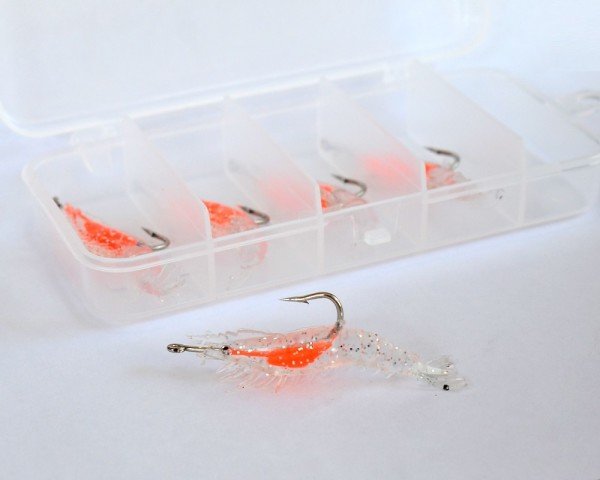 Captain 3062 Silikon Karides 5.5cm Suni Yem 5'li Kutu 07