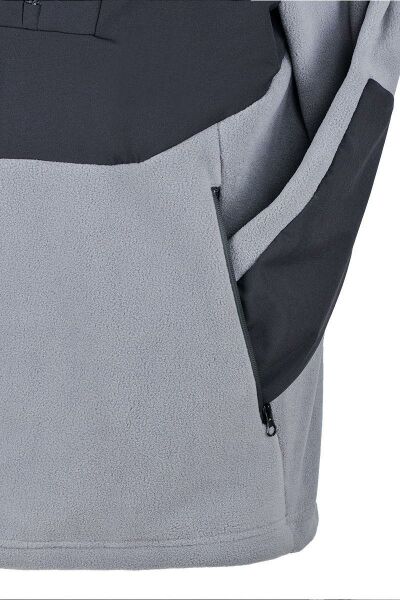 Fujin SeaGame Technical Polar Hoodie Black Grey 