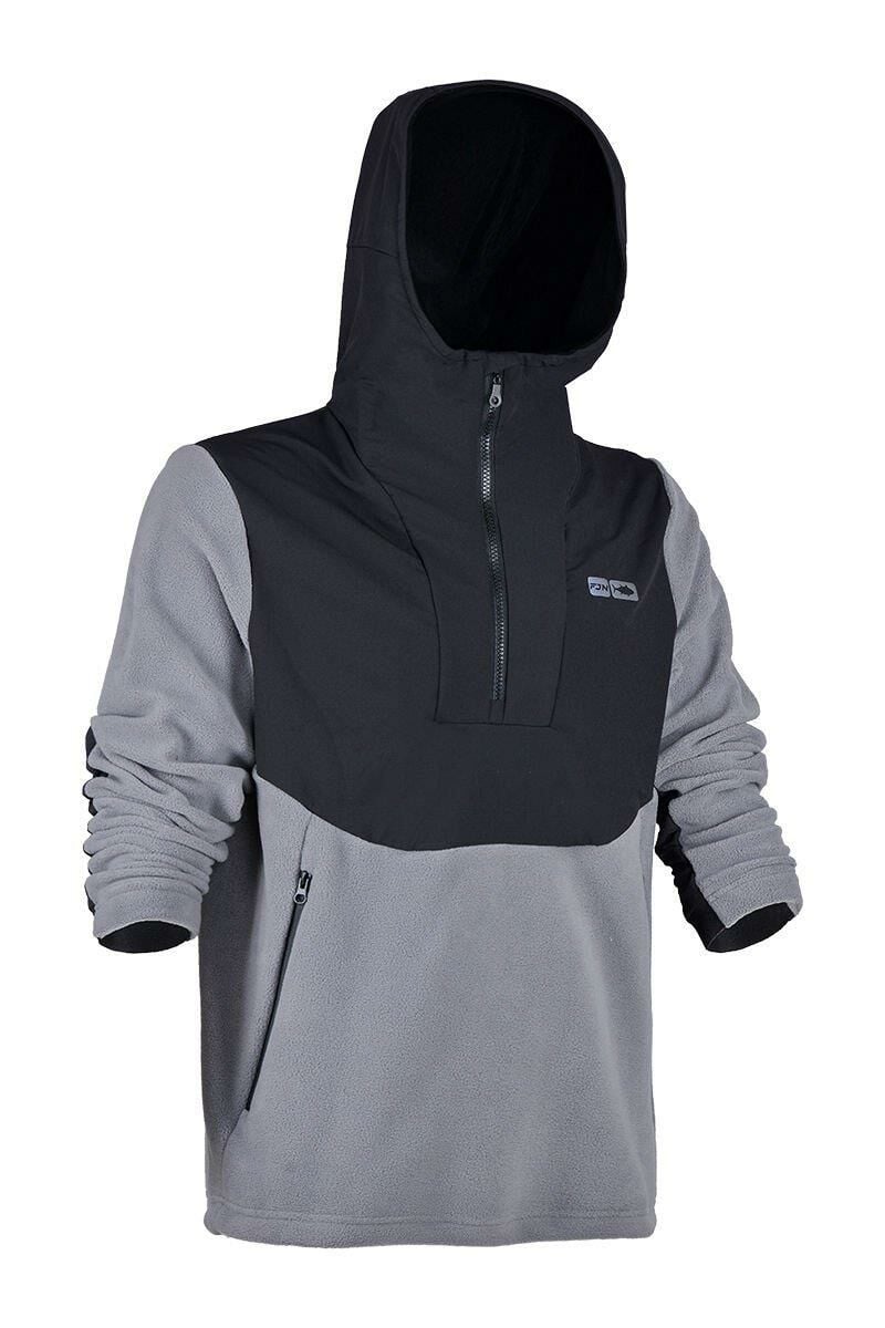 Fujin SeaGame Technical Polar Hoodie Black Grey 