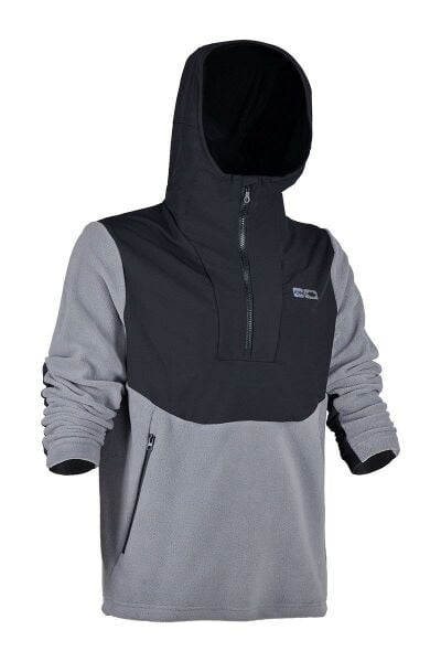 Fujin SeaGame Technical Polar Hoodie Black Grey 