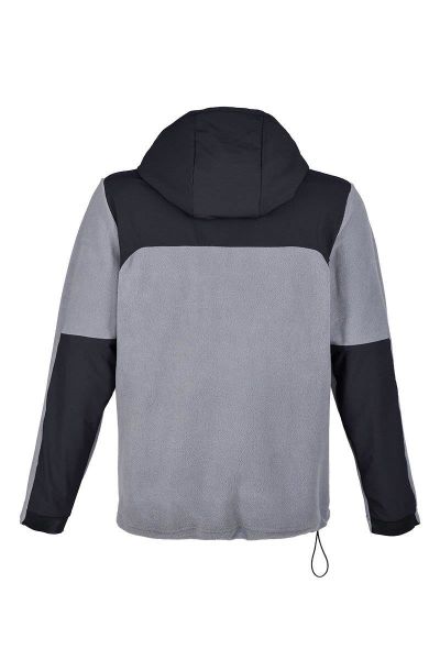 Fujin SeaGame Technical Polar Hoodie Black Grey 