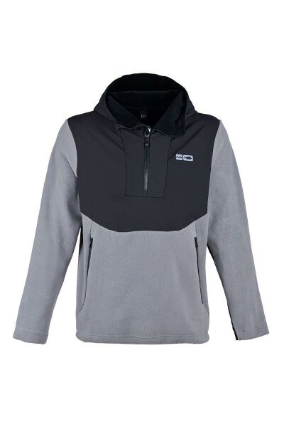 Fujin SeaGame Technical Polar Hoodie Black Grey 