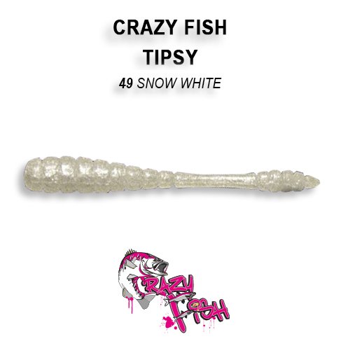 CRAZY FISH TIPSY / 50 MM / COLOR: 49 SNOW WHITE