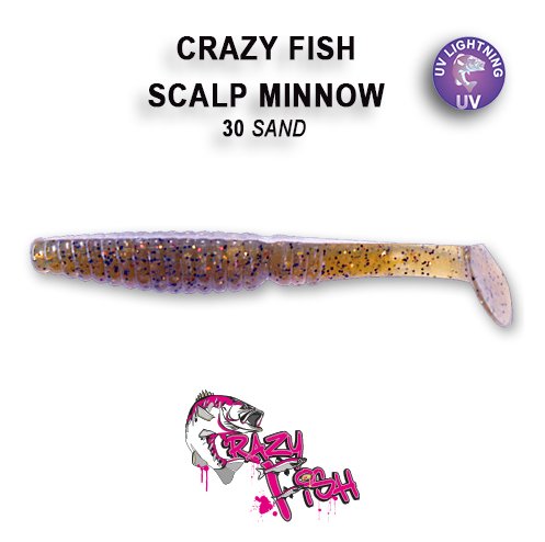 CRAZY FISH SCALP MINNOW / 80 MM / COLOR: 30