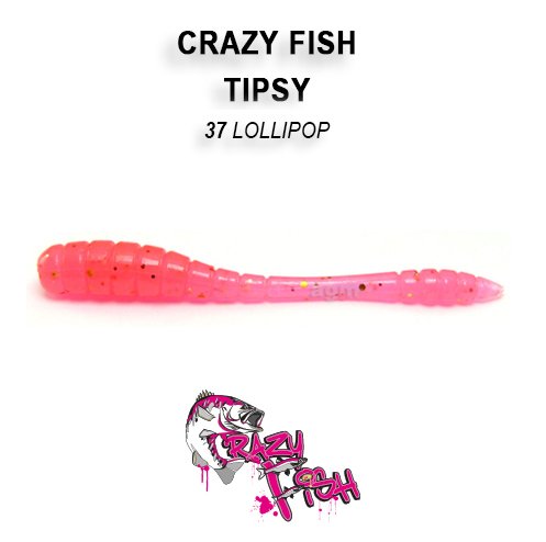 CRAZY FISH TIPSY / 50 MM / COLOR: 37 LOLLIPOP
