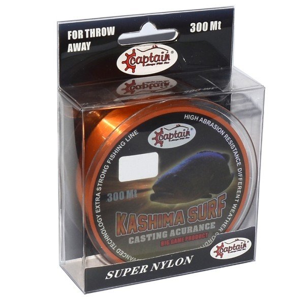 Captain Kashima Surf 300mt Monofilament Misina Oranj 0.33 mm