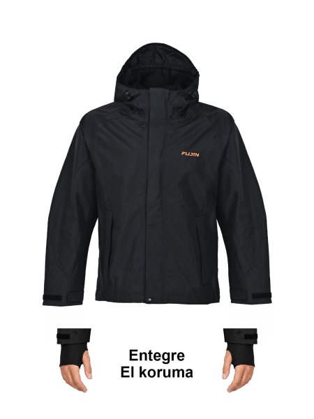 Fujin Dragon Rain Wear Yağmurluk Black