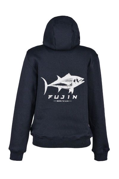 Fujin Tuna Hoodie Black Sweatshirt Kadın 