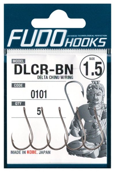 Fudo 0101 Delta Chinu W/Ring Black Nikel İğne 1.5