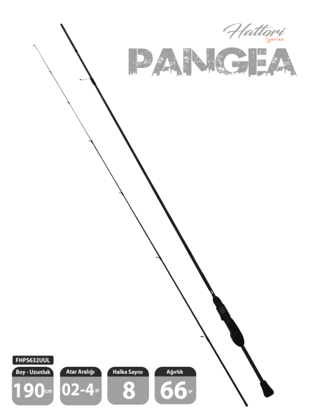 Fujin Hattori Pangea 190cm 02-4gr LRF Kamışı 632UUL