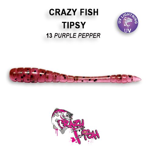 CRAZY FISH TIPSY / 50 MM / COLOR: 13 PURPLE PAPPER
