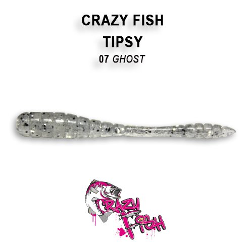CRAZY FISH TIPSY / 50 MM / COLOR: 07 GHOST