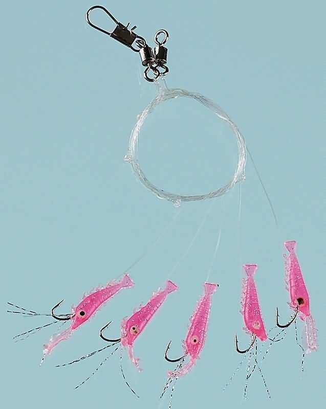 Fladen Living Shrimp Mezgit 5 Köstek Hazır Takım 6