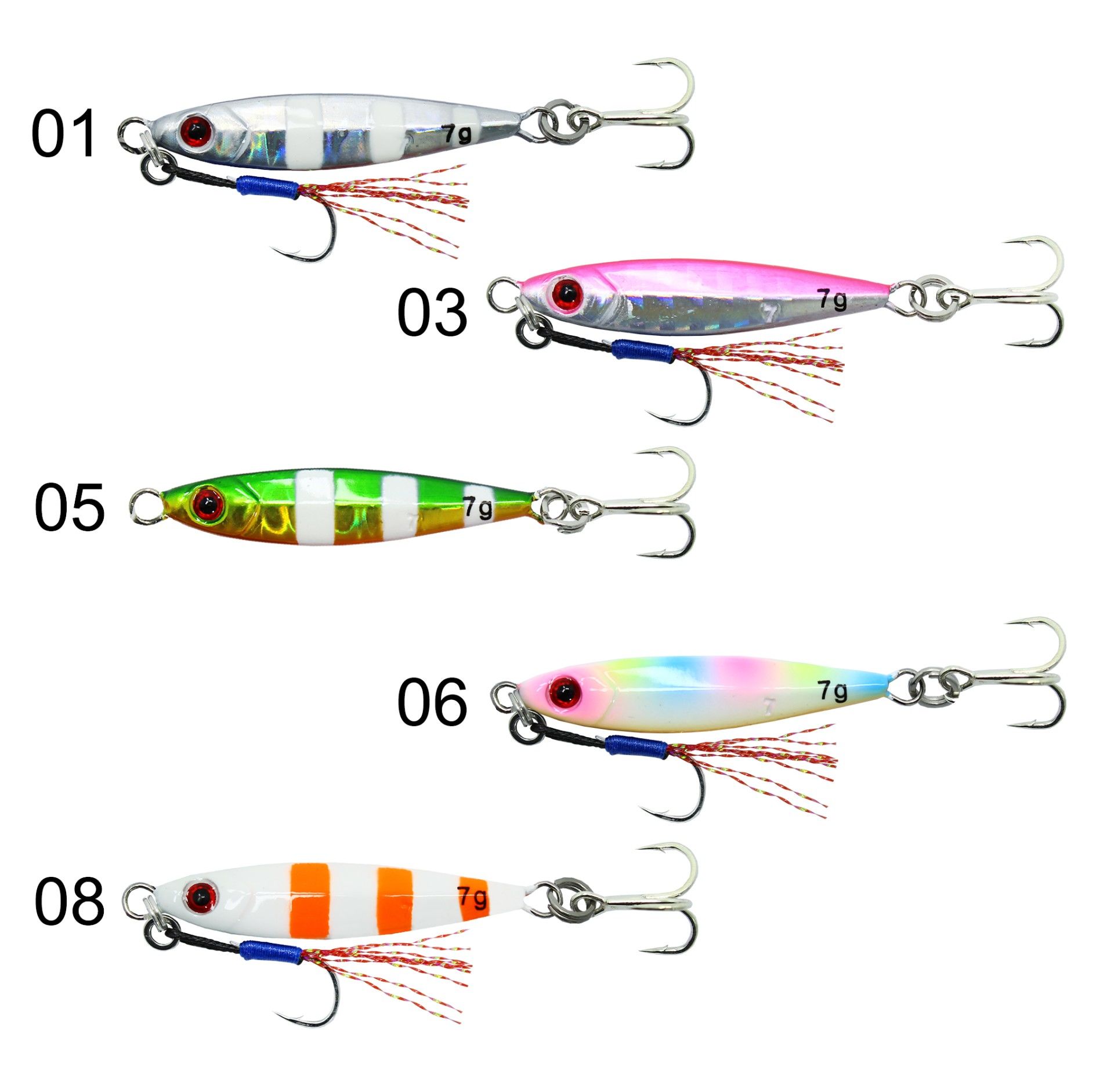Captain 3660 Flutter Mini Jigger 7gr LRF Jig Suni Yem