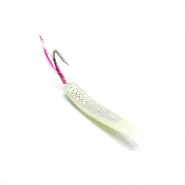Captain 3626 Feather Jig 7.5cm Silikon Suni Yem 2'li Paket Glow